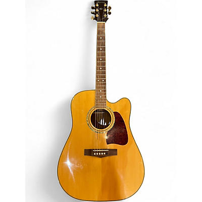 Used Ibanez AW100CE Natural Acoustic Electric Guitar
