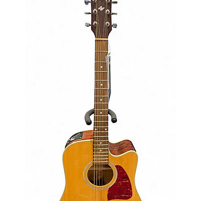 Used Ibanez AW12CE Natural Acoustic Electric Guitar