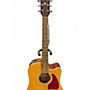 Used Ibanez AW12CE Natural Acoustic Electric Guitar Natural