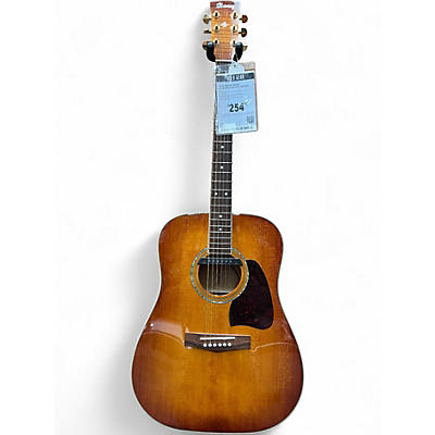 Used Ibanez AW200 Sunburst Acoustic Guitar