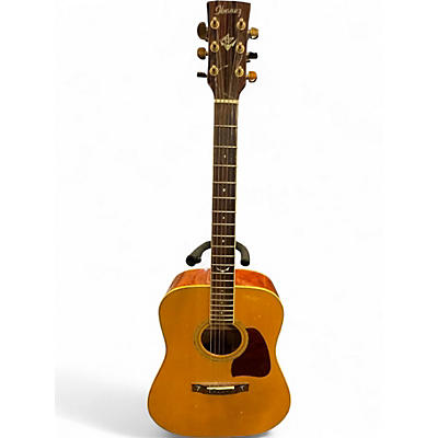 Used Ibanez AW300 Left Handed Natural Acoustic Guitar