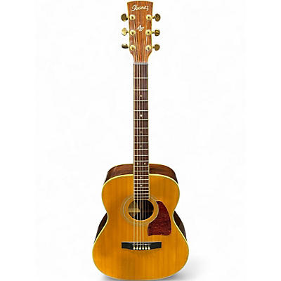 Used Ibanez AW300 Natural Acoustic Guitar