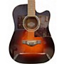 Used Ibanez Used Ibanez AW400CE Brown Sunburst Acoustic Electric Guitar Brown Sunburst