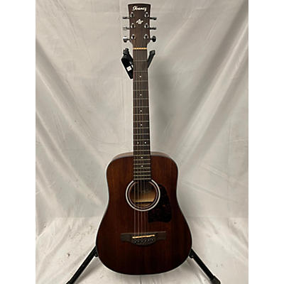 Ibanez Used Ibanez AW54 MINI Natural Acoustic Guitar