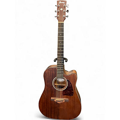 Used Ibanez AW54 Mahogany Acoustic Guitar