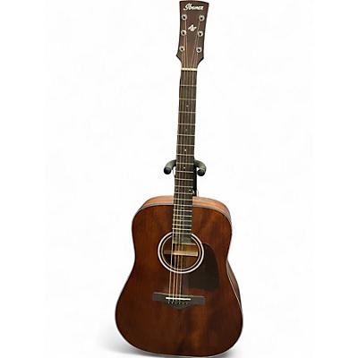 Used Ibanez AW54 Natural Acoustic Guitar