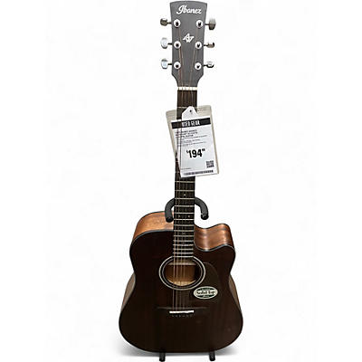 Used Ibanez AW54CE Mahogany Acoustic Electric Guitar