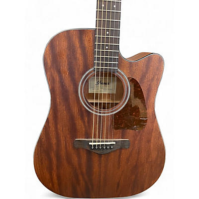 Used Ibanez AW54CE Mahogany Acoustic Electric Guitar