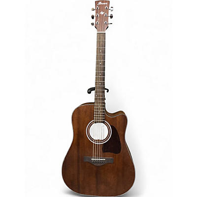 Used Ibanez AW54CE Mahogany Acoustic Electric Guitar