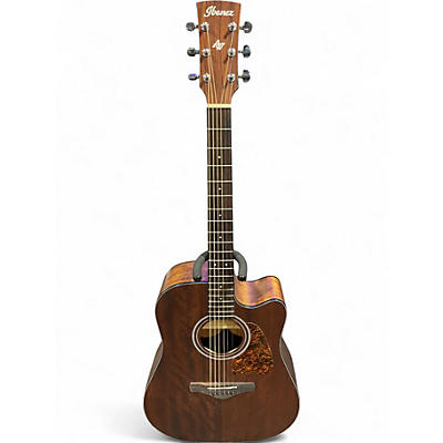 Used Ibanez AW54CE Mahogany Acoustic Electric Guitar