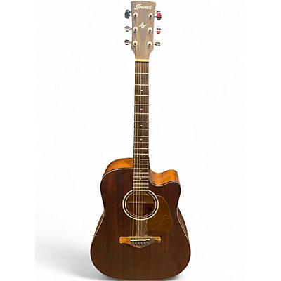 Used Ibanez AW54CE Mahogany Acoustic Electric Guitar