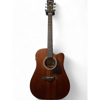 Ibanez Used Ibanez AW54CE Natural Acoustic Electric Guitar