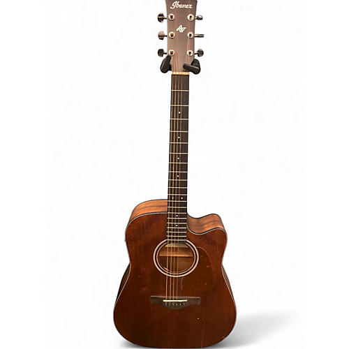 Used Ibanez AW54CE Natural Acoustic Electric Guitar Natural