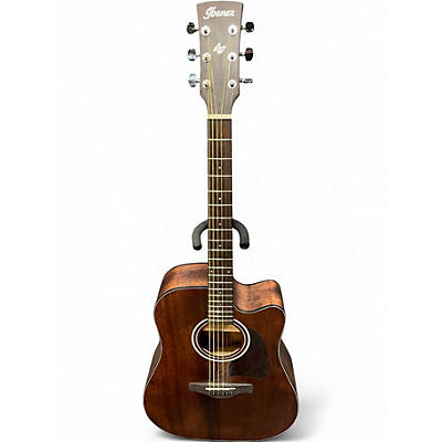Used Ibanez AW54CE Natural Acoustic Electric Guitar