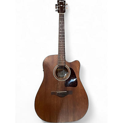 Used Ibanez AW54CEOPM Mahogany Acoustic Electric Guitar