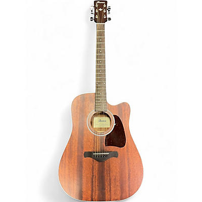 Used Ibanez AW54CEOPN Mahogany Acoustic Electric Guitar