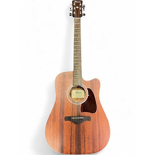 Used Ibanez AW54CEOPN Mahogany Acoustic Electric Guitar Mahogany