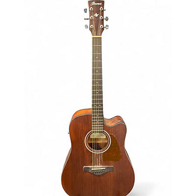 Used Ibanez AW54CEOPN Natural Acoustic Electric Guitar