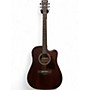 Used Ibanez AW54CEOPN Open Pore Natural Acoustic Electric Guitar Open Pore Natural
