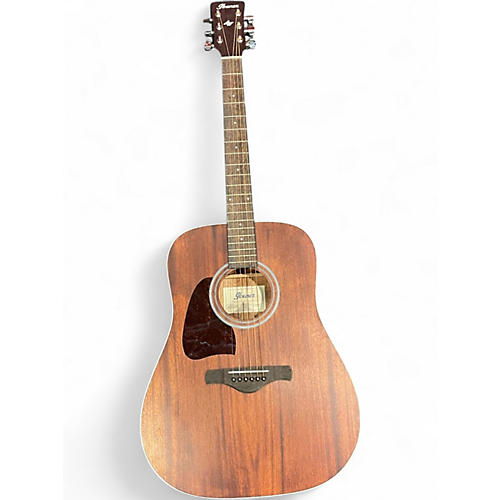 Used Ibanez AW54L Natural Acoustic Guitar Natural