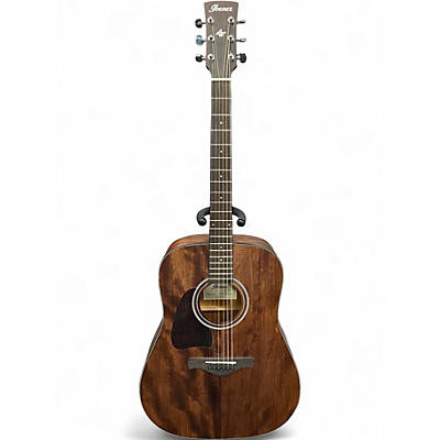 Used Ibanez AW54L OPEN PORE NATURAL Acoustic Guitar