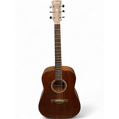 Used Ibanez AW54LOPN Left Handed Open Pore Natural Acoustic Guitar