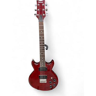 Used Ibanez AX120 Cherry Solid Body Electric Guitar