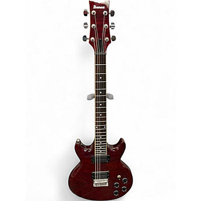 Used Ibanez AX220QM RED Solid Body Electric Guitar