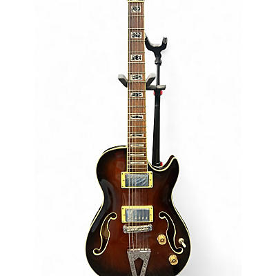 Used Ibanez AXD82P Walnut Hollow Body Electric Guitar