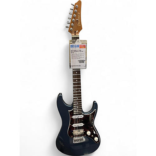 Used Ibanez AZ 2204N  Blue Solid Body Electric Guitar Blue