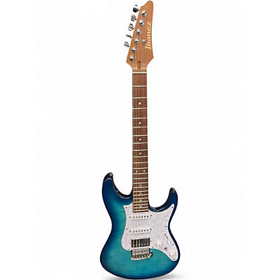 Used Ibanez AZ STANDARD BLUE BURST Solid Body Electric Guitar