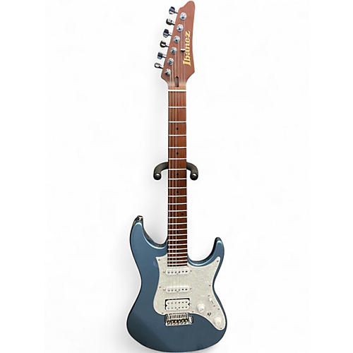 Used Ibanez AZ2204-ICM Ice Blue Metallic Solid Body Electric Guitar Ice Blue Metallic