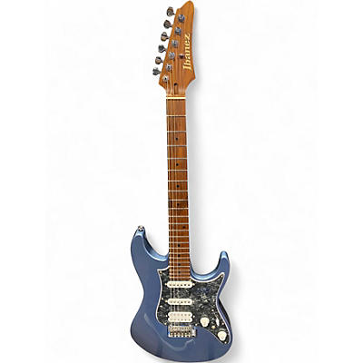 Used Ibanez AZ2204-ICM Prestige Ice Blue Metallic Solid Body Electric Guitar