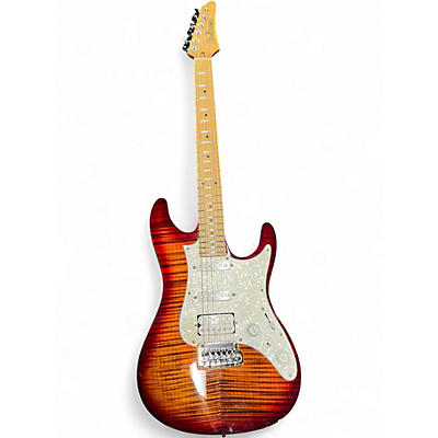 Used Ibanez AZ224F Tiger Eye Solid Body Electric Guitar