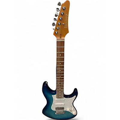 Used Ibanez AZ22S1 Turquoise BURST Solid Body Electric Guitar