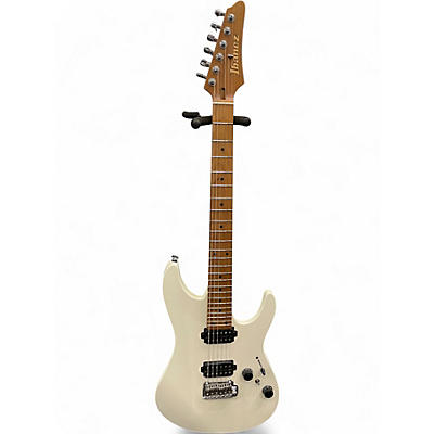Used Ibanez AZ2402 Presitge Pearl White Flat Solid Body Electric Guitar