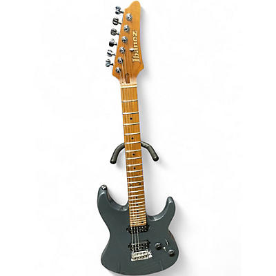 Used Ibanez AZ2404 PRESTIGE METALLIC GREY Solid Body Electric Guitar