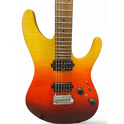 Used Ibanez AZ242F Prestige Series TEQILA SUNRISE  Solid Body Electric Guitar