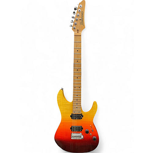 Used Ibanez AZ242F TEQUILA SUNBURST Solid Body Electric Guitar TEQUILA SUNBURST