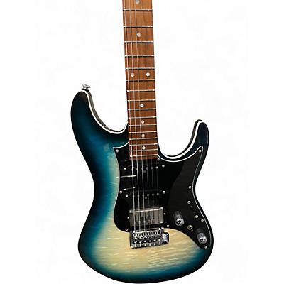 Used Ibanez AZ24P1QM AQUA BURST Solid Body Electric Guitar