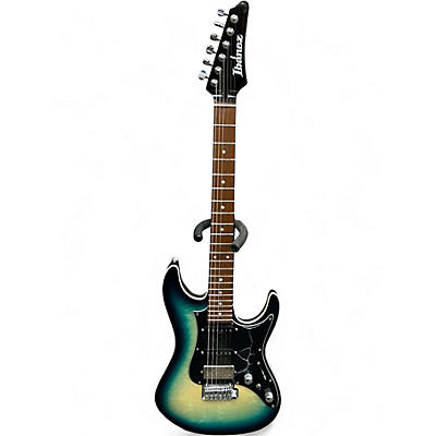 Used Ibanez AZ24P1QM Blue Burst Solid Body Electric Guitar