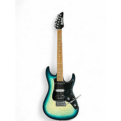 Used Ibanez AZ24P1QM Deep Ocean Blonde Solid Body Electric Guitar