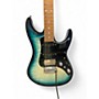 Used Ibanez AZ24P1QM Ocean Blue Burst Solid Body Electric Guitar Ocean Blue Burst