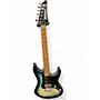 Used Ibanez AZ24P1QM Ocean Blue Solid Body Electric Guitar Ocean Blue