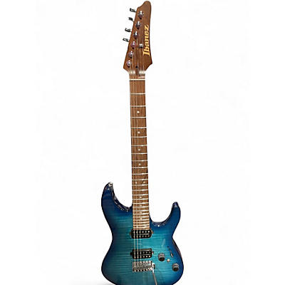Used Ibanez AZ24S1F Blue Burst Solid Body Electric Guitar