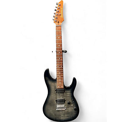 Used Ibanez AZ24S1F Standard Transparent Black Sunburst Solid Body Electric Guitar