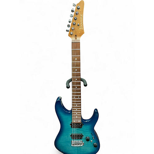 Used Ibanez AZ24S1F Standard Turquoise Solid Body Electric Guitar Turquoise