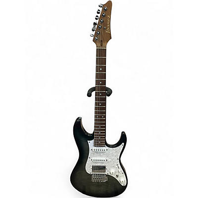 Used Ibanez AZ24S1F Trans Black Solid Body Electric Guitar