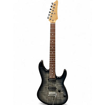 Used Ibanez AZ24S1F Transparent black Solid Body Electric Guitar