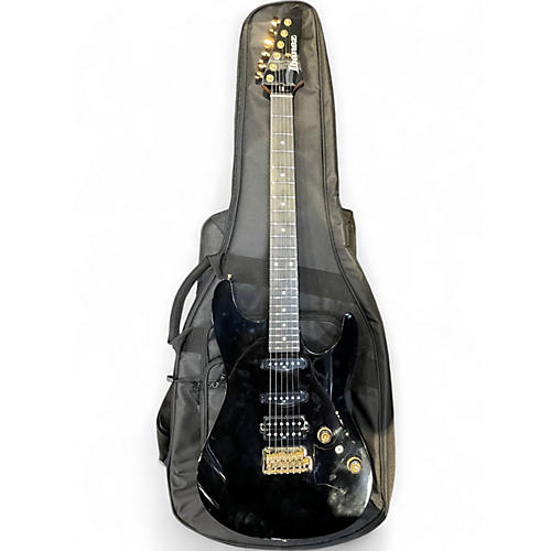 Used Ibanez AZ26P1 Black and Gold Solid Body Electric Guitar Black and Gold